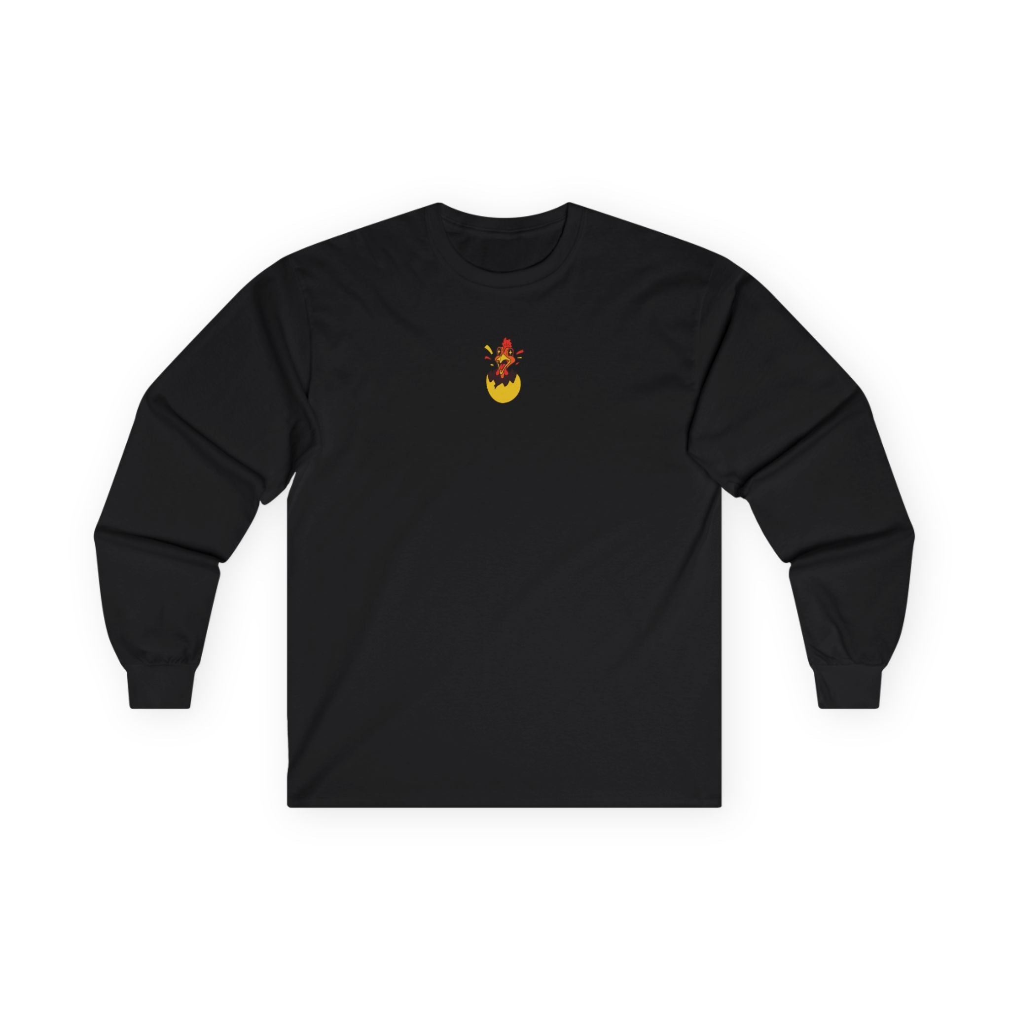 Black Long Sleeve Headless Chook Tee
